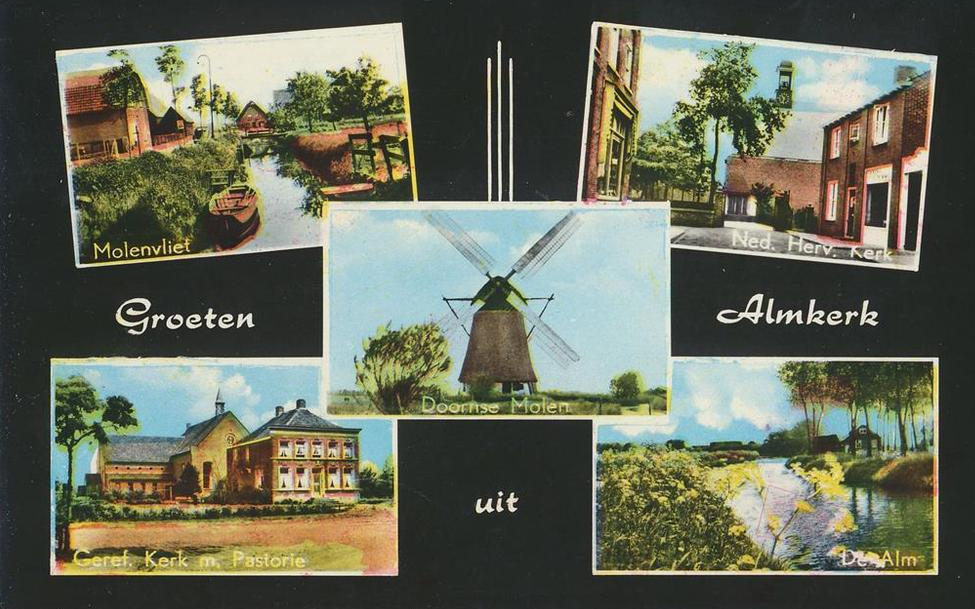 Ansichtkaart — Almkerk
