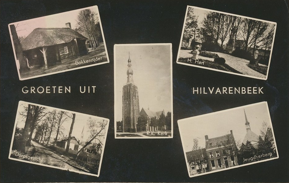 Ansichtkaart — Hilvarenbeek
