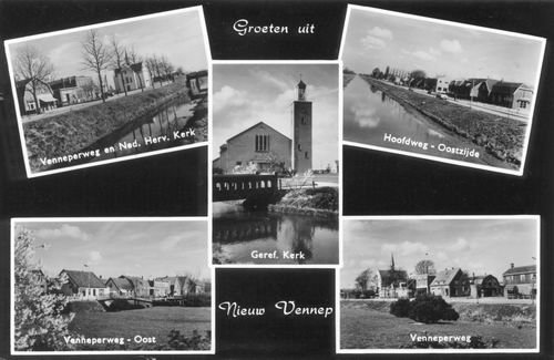 Ansichtkaarten Nieuw Vennep — Nieuw-Vennep