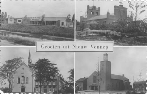 Ansichtkaarten Nieuw Vennep — Nieuw-Vennep