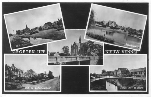 Ansichtkaarten Nieuw Vennep — Nieuw-Vennep