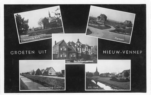 Ansichtkaarten Nieuw Vennep — Nieuw-Vennep