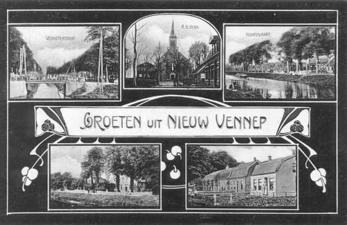 Ansichtkaarten Nieuw Vennep — Nieuw-Vennep
