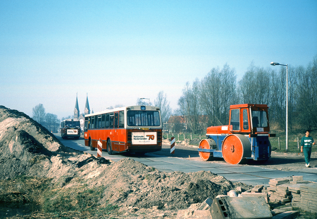 Rijksstraatweg, bouw station Duivendrecht — Duivendrecht