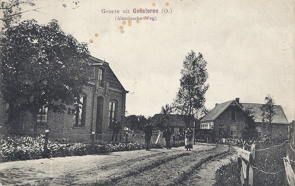 Almeloscheweg thans Dorpsstraat — Geesteren