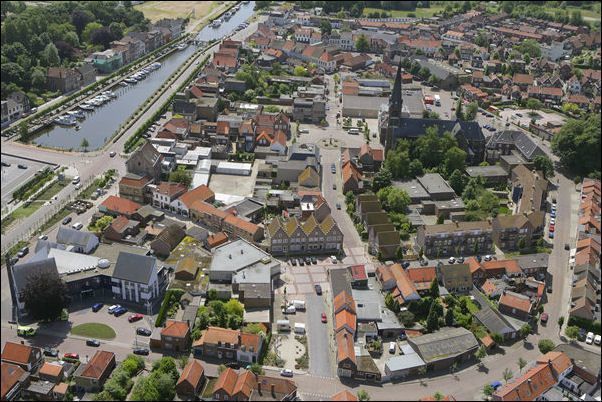 Luchtfoto Sas van Gent — Sas van Gent