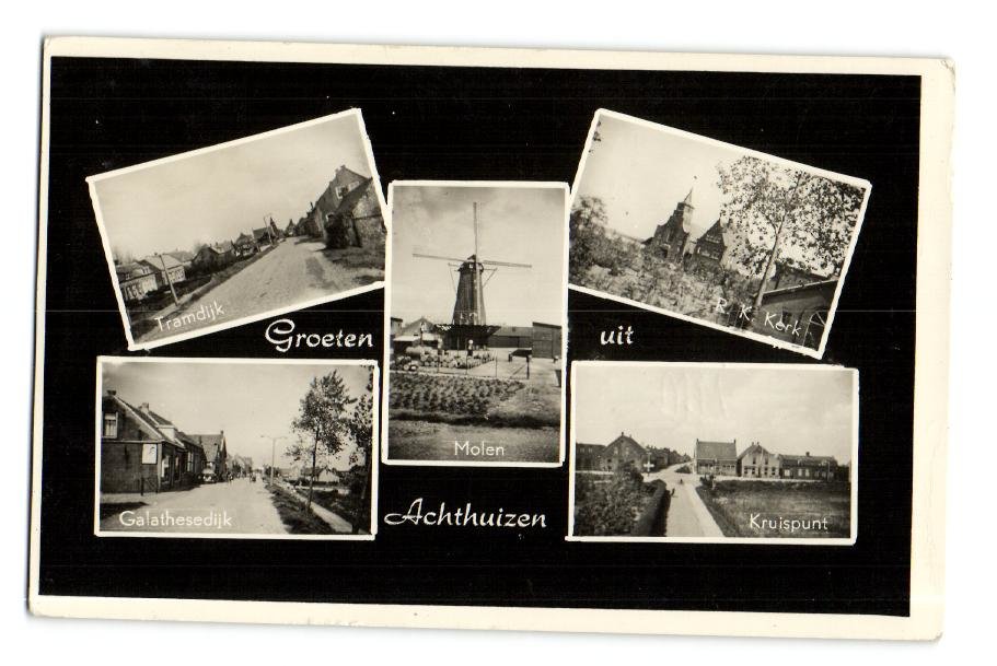 Ansichtkaarten — Achthuizen