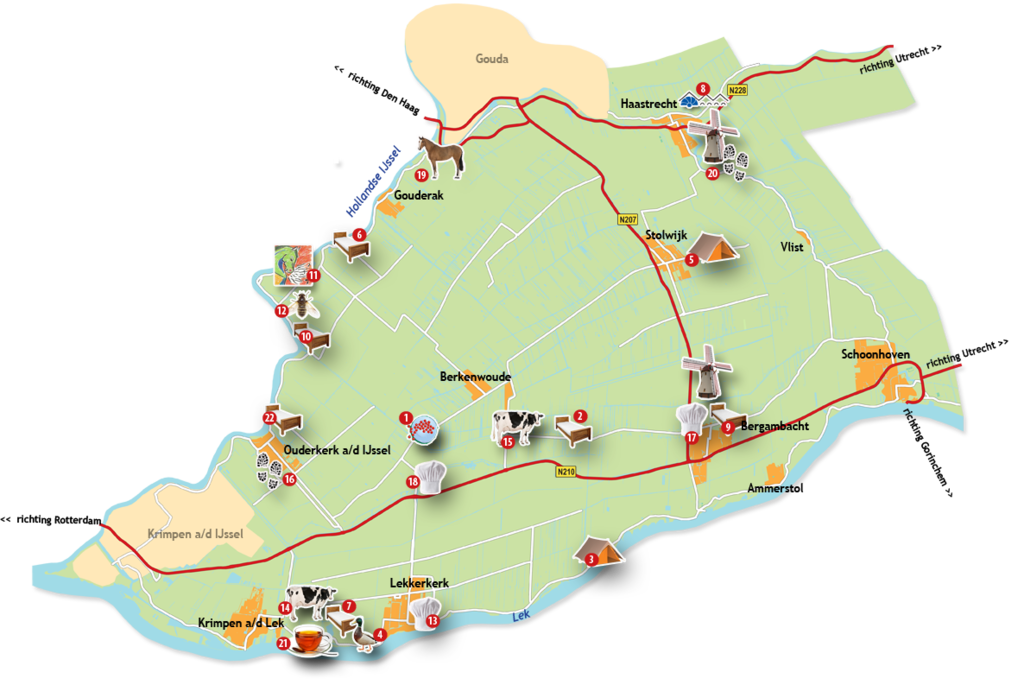 Plattegrond — Krimpenerwaard (gem.)