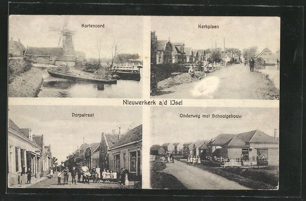 Ansichtkaarten — Nieuwerkerk aan den IJssel