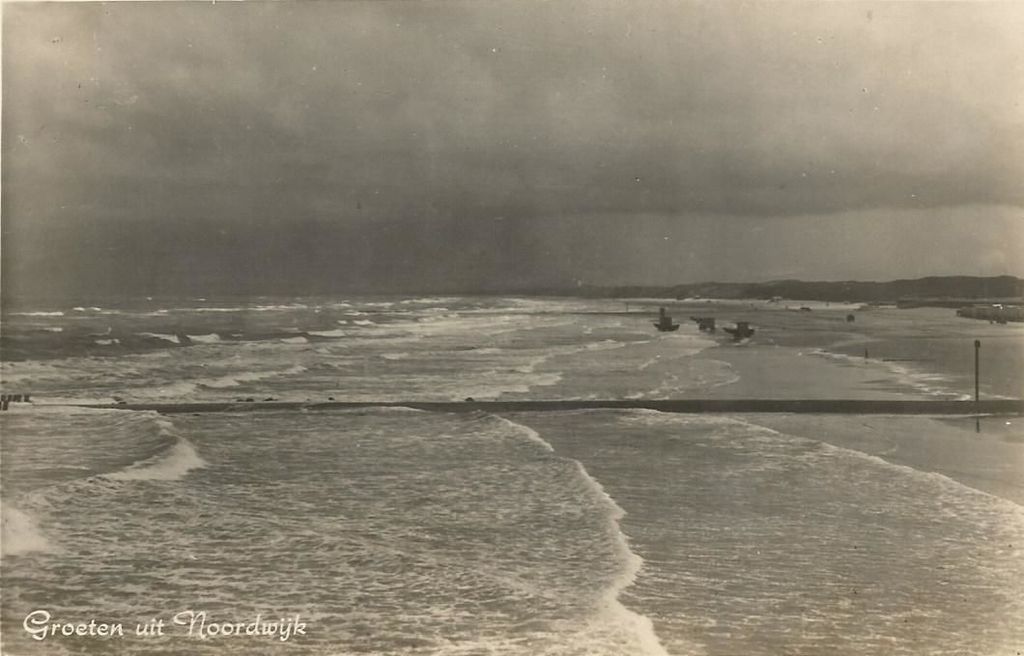 opkomende zee — Noordwijk
