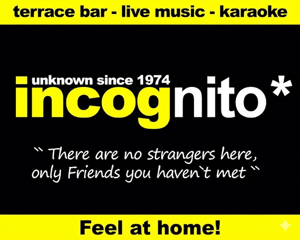 Incognito-Bar banner