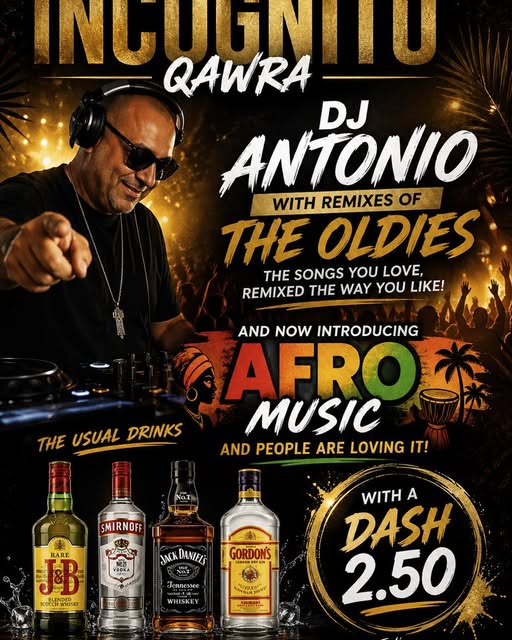 Incognito Terrace Bar in Qawra (St. Paul's Bay - Malta) brings Disco with the best DJ's